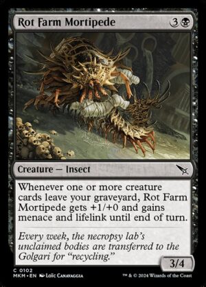 Rot Farm Mortipede<br /><span class="collector-number">Collector No. 102</span>