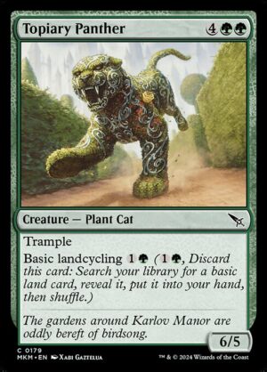 Topiary Panther<br /><span class="collector-number">Collector No. 179</span>