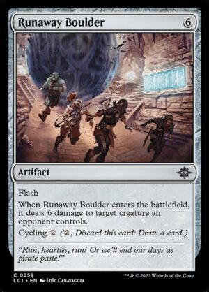 Runaway Boulder - Foil<br /><span class="collector-number">Collector No. </span>