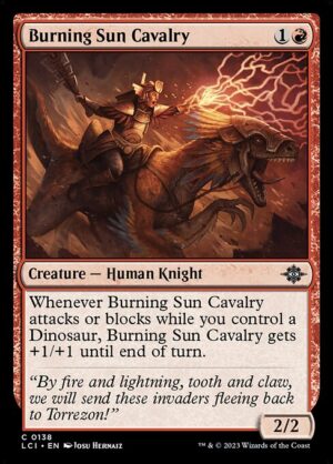 Burning Sun Cavalry - Foil<br /><span class="collector-number">Collector No. </span>