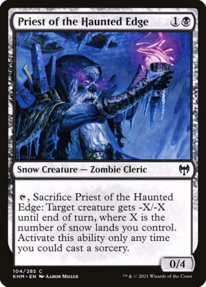 Priest of the Haunted Edge - Foil<br /><span class="collector-number">Collector No. </span>