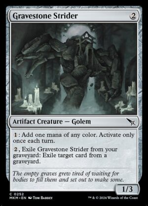Gravestone Strider<br /><span class="collector-number">Collector No. 252</span>
