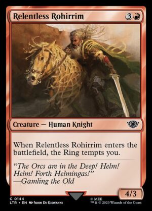 Relentless Rohirrim - Foil<br /><span class="collector-number">Collector No. </span>
