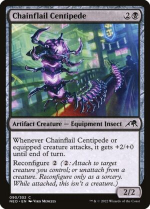Chainflail Centipede - Foil<br /><span class="collector-number">Collector No. </span>