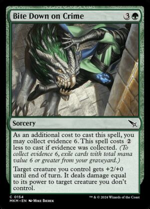Bite Down on Crime<br /><span class="collector-number">Collector No. 154</span>