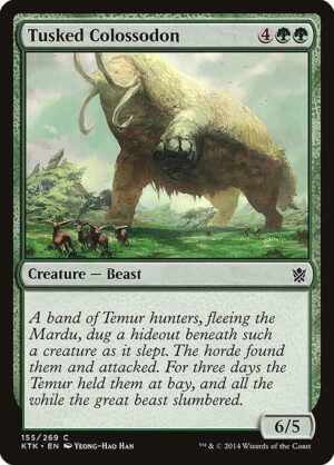Tusked Colossodon - Foil<br /><span class="collector-number">Collector No. </span>
