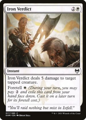 Iron Verdict - Foil<br /><span class="collector-number">Collector No. </span>