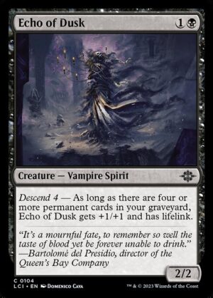 Echo of Dusk - Foil<br /><span class="collector-number">Collector No. </span>