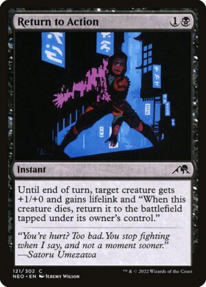 Return to Action - Foil<br /><span class="collector-number">Collector No. </span>