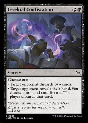 Cerebral Confiscation<br /><span class="collector-number">Collector No. 81</span>