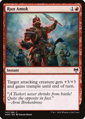 Run Amok - Foil<br /><span class="collector-number">Collector No. </span>