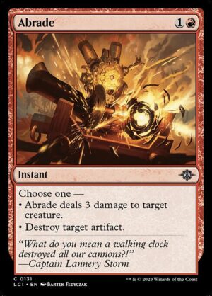 Abrade - Foil<br /><span class="collector-number">Collector No. </span>