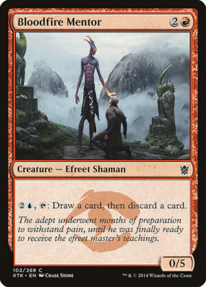 Bloodfire Mentor - Foil<br /><span class="collector-number">Collector No. </span>