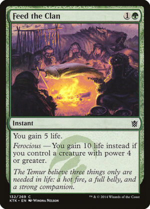 Feed the Clan - Foil<br /><span class="collector-number">Collector No. </span>