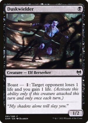 Duskwielder - Foil<br /><span class="collector-number">Collector No. </span>