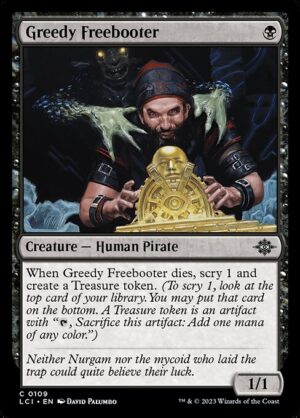 Greedy Freebooter - Foil<br /><span class="collector-number">Collector No. </span>