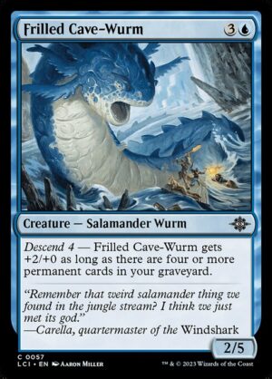 Frilled Cave-Wurm - Foil<br /><span class="collector-number">Collector No. </span>