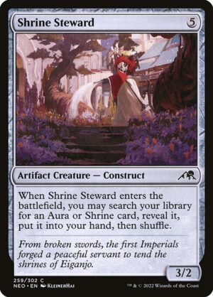 Shrine Steward - Foil<br /><span class="collector-number">Collector No. </span>