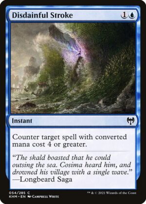 Disdainful Stroke - Foil<br /><span class="collector-number">Collector No. </span>
