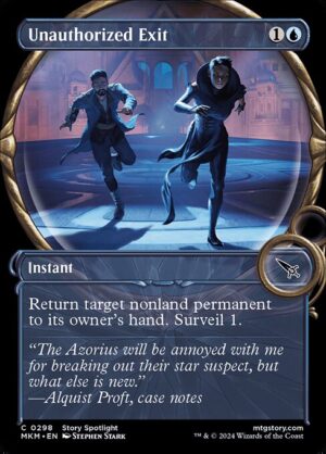 Unauthorized Exit (Showcase)<br /><span class="collector-number">Collector No. 298</span>