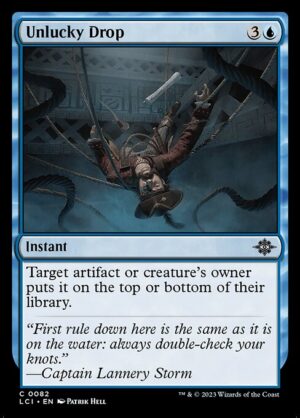 Unlucky Drop - Foil<br /><span class="collector-number">Collector No. </span>