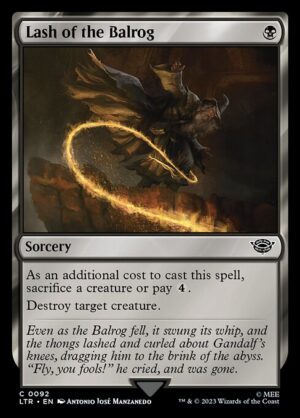 Lash of the Balrog - Foil<br /><span class="collector-number">Collector No. </span>