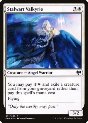 Stalwart Valkyrie - Foil<br /><span class="collector-number">Collector No. </span>