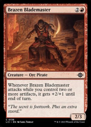 Brazen Blademaster - Foil<br /><span class="collector-number">Collector No. </span>