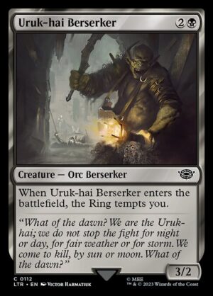 Uruk-hai Berserker - Foil<br /><span class="collector-number">Collector No. </span>