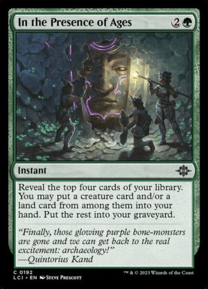 In the Presence of Ages - Foil<br /><span class="collector-number">Collector No. </span>