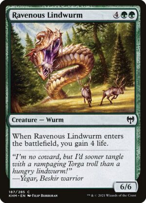 Ravenous Lindwurm - Foil<br /><span class="collector-number">Collector No. </span>