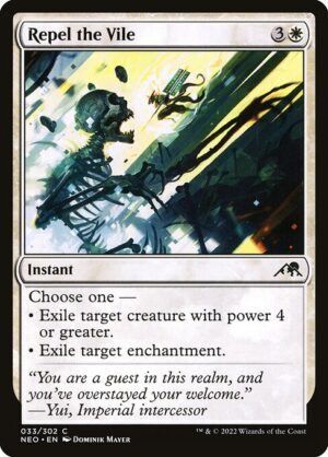 Repel the Vile - Foil<br /><span class="collector-number">Collector No. </span>