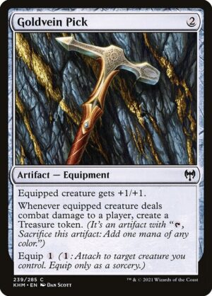 Goldvein Pick - Foil<br /><span class="collector-number">Collector No. </span>