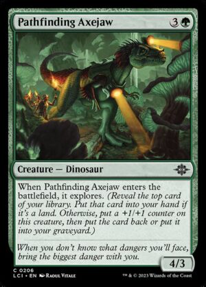 Pathfinding Axejaw - Foil<br /><span class="collector-number">Collector No. </span>