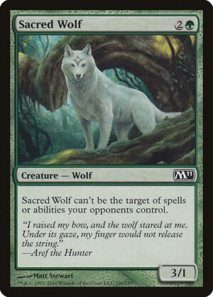 Sacred Wolf<br /><span class="collector-number">Collector No. 196</span>