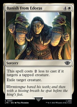 Banish from Edoras - Foil<br /><span class="collector-number">Collector No. </span>