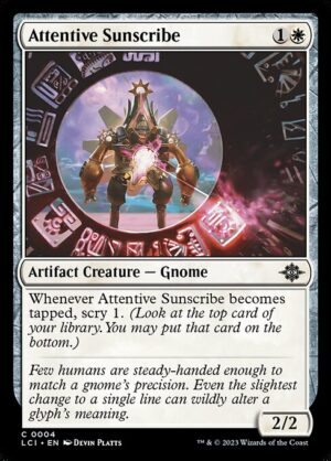 Attentive Sunscribe - Foil<br /><span class="collector-number">Collector No. </span>