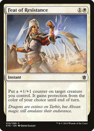 Feat of Resistance - Foil<br /><span class="collector-number">Collector No. </span>