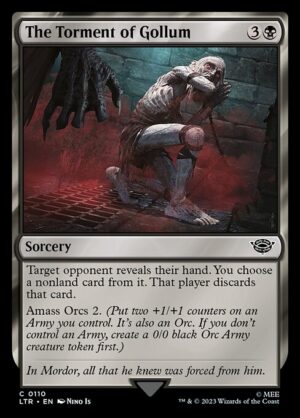 The Torment of Gollum - Foil<br /><span class="collector-number">Collector No. </span>