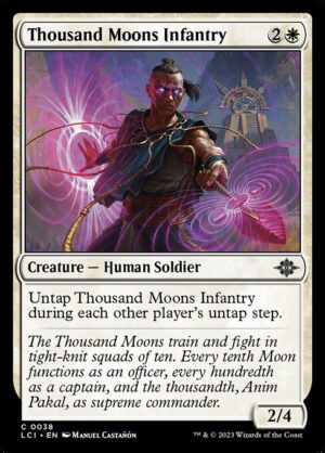 Thousand Moons Infantry - Foil<br /><span class="collector-number">Collector No. </span>