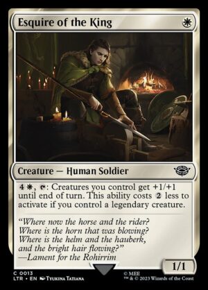 Esquire of the King - Foil<br /><span class="collector-number">Collector No. </span>