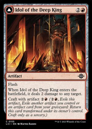 Idol of the Deep King // Sovereign's Macuahuitl - Foil<br /><span class="collector-number">Collector No. 155</span>