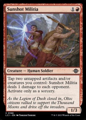 Sunshot Militia - Foil<br /><span class="collector-number">Collector No. </span>