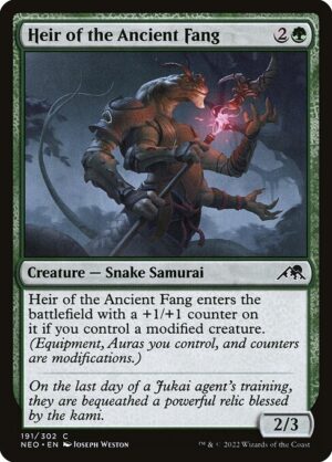 Heir of the Ancient Fang - Foil<br /><span class="collector-number">Collector No. </span>