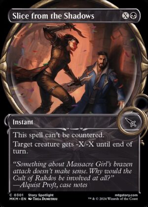 Slice from the Shadows (Showcase)<br /><span class="collector-number">Collector No. 301</span>
