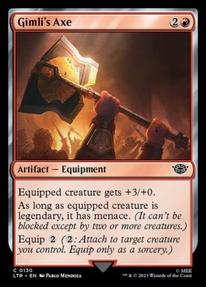 Gimli's Axe - Foil<br /><span class="collector-number">Collector No. </span>