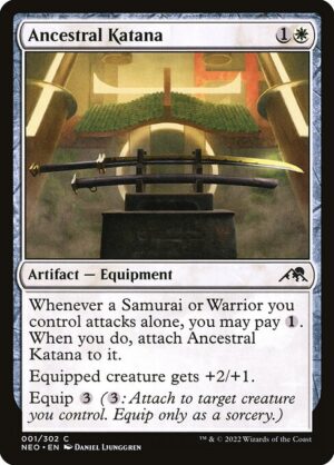 Ancestral Katana - Foil<br /><span class="collector-number">Collector No. </span>