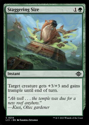 Staggering Size - Foil<br /><span class="collector-number">Collector No. </span>