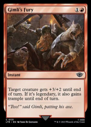 Gimli's Fury - Foil<br /><span class="collector-number">Collector No. </span>