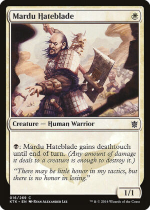 Mardu Hateblade - Foil<br /><span class="collector-number">Collector No. </span>